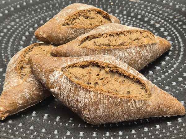 Donkere ruitbroodjes